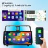 Car Radio for Toyota Land Cruiser Prado 150 2018 2019 2020 2011 2012 2023 Upgrade Stereo Radio Head Unit with CarPlay 12.3 inch Touch Screen Android Auto Bluetooth GPS SWC WiFi 8Core 4+64G view 3