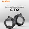 Godox S-R2 Adapter Round Flash Head Modifier Adapter AD200Pro II AD200 Pro V860III,V850III,TT685II,TT520II and TT600 Series Flashes,or AK-R1 Round Head Accessories view 2