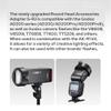 Godox S-R2 Adapter Round Flash Head Modifier Adapter AD200Pro II AD200 Pro V860III,V850III,TT685II,TT520II and TT600 Series Flashes,or AK-R1 Round Head Accessories view 4