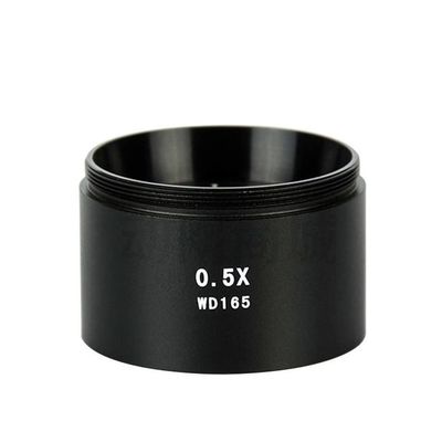 Microscope 0.3X 0.5X 0.75X Reduction Lens 1X 1.5X 2X Barlow Lens Objective Lens Auxiliary Lens Thread 1-7/8" M48*0.75 f/Stereo Microscope(0.5X)