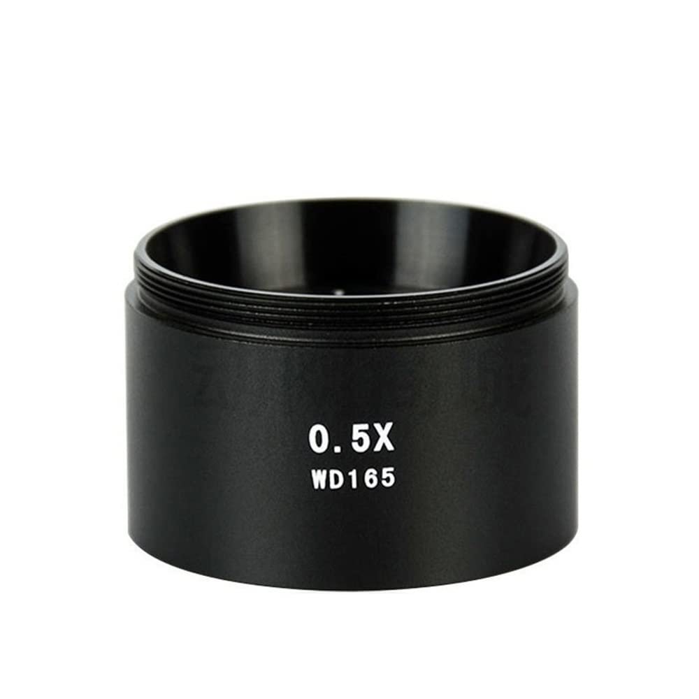 Microscope 0.3X 0.5X 0.75X Reduction Lens 1X 1.5X 2X Barlow Lens Objective Lens Auxiliary Lens Thread 1-7/8" M48*0.75 f/Stereo Microscope(0.5X)