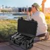 Camera Case with Wheels - Multifunctional Wheeled Suitcase,Hard Shell Equipment Tool Luggage Case for Drone, Camera, Tripod, Light, Lenses view 3