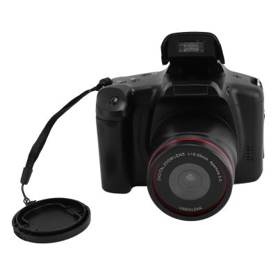 16MP Digital Camera, Full HD 1080P DSLR Camera, 16X Zoom, 180 Flip Screen, HD Video Cam with 2.4 Inch LCD Screen, for Outdoor Travel