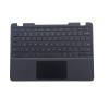 5CB0N00717 Replacement for Lenovo Chromebook N23 Laptop Upper Top Cover Case Palmrest Not-Backlit US Keyboard Touchpad Assembly Part view 1