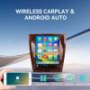 12.1" Screen Android 14.0 Car Stereo Radio for Jaguar XK XKR 2007-2015 Tesla Style Car Radio Player GPS Navigation, WiFi, Bluetooth, Carplay Unit (Brown, 6-128GB) view 4