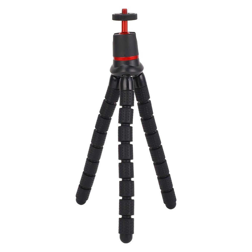 Portable Camera Tripod Stand,360 Rotation Metal and ABS Selfie Stick Tripod,Stable Holder for Video Recording with Travel Adapter, Suitable for Hiking and Mountaineering