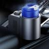 Car Cooling Heating Cup 12V Universal Smart Cooler Warmer Mug Holder for Daily Driving and Business Travel ABS Aluminum 13.6 x 9 x 22cm 768g view 2