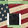 4th of July Outdoor TV Cover 50 Inch American Flag TV Enclosure Independence Day Retro USA Star Stripes TV Covers for Outside July 4th Holiday TV Display Screen Protector with Remote Control Pocket view 3