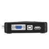 2 Port KVM Switcher, VGA Manual Switch Box, Video Sharing Adapter 1920X1440, Support Games, Plug and Play, with Mouse, for DOS, (2 People) view 3
