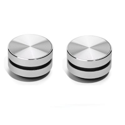 Bigvapor Bone Conduction Speaker, True Wireless Speakers Mini Portable Stereo Sound Creative Speaker Compatible with iPhone, iPad, Samsung, Tablets and More Box, (2pcs Silver)