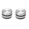 Bigvapor Bone Conduction Speaker, True Wireless Speakers Mini Portable Stereo Sound Creative Speaker Compatible with iPhone, iPad, Samsung, Tablets and More Box, (2pcs Silver) view 1