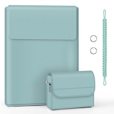13.3-14" Sleeve, Thin PU Leather Portable Bag Compatible with New MacBook Air 13.6/Pro/Max M2/M1 A2779 A2442 14, 13.5 Surface 5/4/3/2/1, Compatible with 2022 Pro 14 inch