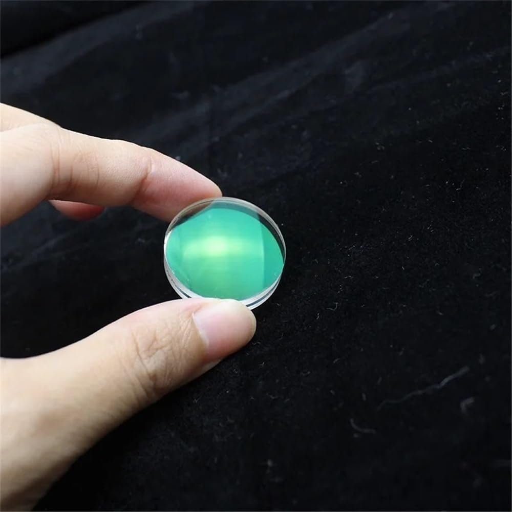 21mm 23mm 25mm 28mm Cemented Doublet Objective Lens Blue Film Green Achromatic Optical Lenses Telescope Accessory(D25F74.5 Green Film)