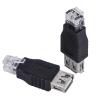 BMMOREN RJ11 Male to USB Female Telephone Connector, 2 Pack RJ 11 Plug to USB A Telephone Line Adapter for Communication Fax Machine (RJ11 6P2C) view 1