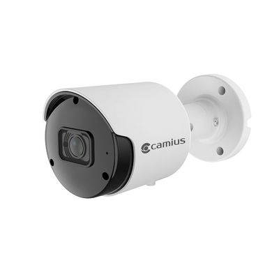 Camius SuperHD 2K PoE Outdoor Security Camera with Audio Recording, Night Vision, Wide Angle, AI Detection - Bullet Camera Records to NVR/Hybrid DVR - Web Browser, Mobile App, IP Camera Software