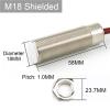 1pc High Temperature Proximity Switch M12/M18/M30 150  Sensor Three-Wire NPN PNP NO NC Metal Induction(M18 Shielded,NPN NC) view 2