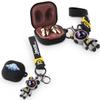 Suublg Case for Samsung Galaxy Buds FE(2023) / Buds2 Pro(2022) / Buds 2(2021) / Buds Pro(2021) / Buds Live(2020) Earbuds with Doll Lanyard, Cute Cartoon Skin Design, Silicone Wireless Cover view 1