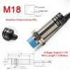 1pc M18 Analog Proximity Switch M12 M30 Linear Displacement Sensor Output 0-10V 4-20mA Distance 8mm Inductive Sensor(M18 Voltage 0-10V) view 2
