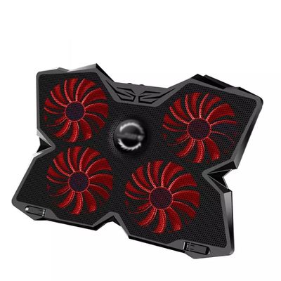 Laptop Cooler Cooling Pad Gaming Cooler Bracket with Four Fans and 2 USB for 14-17" Laptops (Color : B, Size : 40 * 24 * 6.5cm)