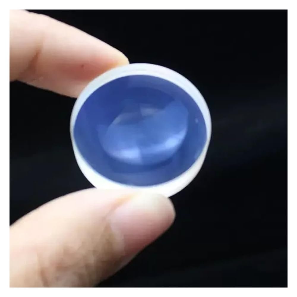 21mm 23mm 25mm 28mm Cemented Doublet Objective Lens Blue Film Green Achromatic Optical Lenses Telescope Accessory(20f83 Blue Film)