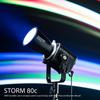 Aputure Storm 80c IP65 80W Full-Color Compact Point Source Fixture (Black) Bundle with Storm 80c Handheld Bracket (Black) (2 Items) view 2