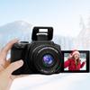 12X Optical Zoom Digital Cameras for Photography: 72MP 4K UHD Auto Focus Compact Cameras with WiFi - 180 Flip Screen & 64GB SD Card for Beginners YouTube Vlogging Creator Outdoor Travel Black view 1