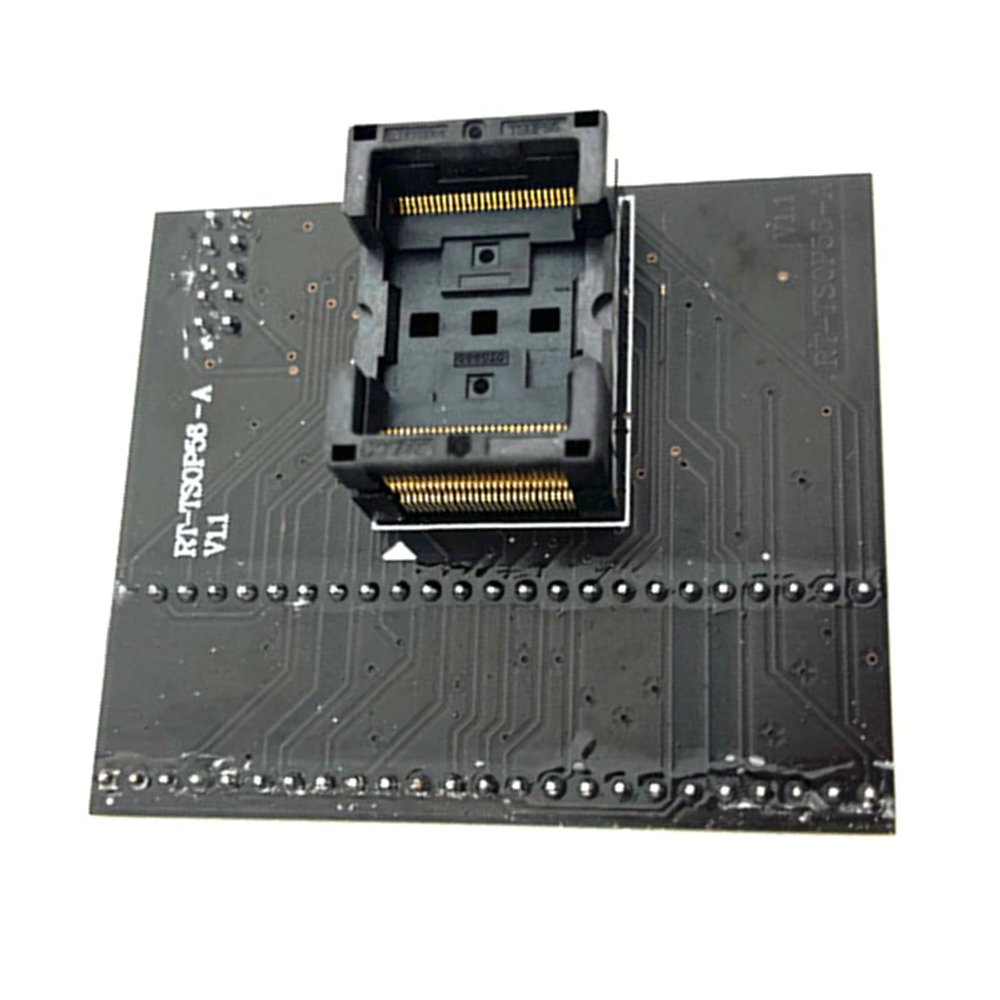 QERPON New TSOP56 Adapter Socket for RT809H Programmer TSOP56-A for RT809H Read/Write Dock Efficient Power Supply