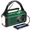 NOAA Weather Radio 20000mAh Emergency Hand Crank Solar Radio AM/FM view 1
