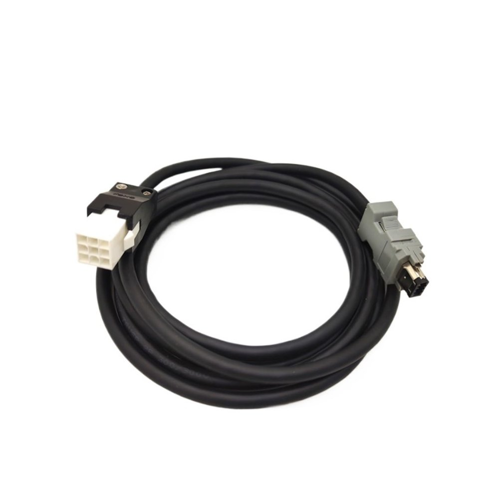 EJWFASCV Servo Motor Encoder Cable Power Cable WSC-P06P03-E WSC-P06P05-E WSC-M04P03-E for A5 Series 100W 200W 400W 750W for Industry, Machinery, Robotics, Manufacturing, Etc(5M,Encoder Cable)