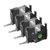 KCMYTONER 4 Pack Compatible for Ptouch TZe-M941 TZ-M941 TZe TZ Tape 18mm 0.7 Inch Black on Matte Silver Label Maker Tape for PT-2040 PT-H500LI PT-2730 PT-2430PC PT-1880SC PT-1880W PT-1890SC view 1