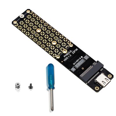 jiingekk B Key Solid States Disk To USB 3.2 Adapter Card Type C 10Gbps Expansion Card Adapter Board JMS580 Risers Card Board For 2230/2242