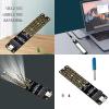 jiingekk B Key Solid States Disk To USB 3.2 Adapter Card Type C 10Gbps Expansion Card Adapter Board JMS580 Risers Card Board For 2230/2242 view 2