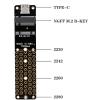 jiingekk B Key Solid States Disk To USB 3.2 Adapter Card Type C 10Gbps Expansion Card Adapter Board JMS580 Risers Card Board For 2230/2242 view 3