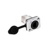 1pc RJ45 Waterproof Shi~ld Male Plug Female Socket Chassis Panel Install Network connectors(A1030) view 1