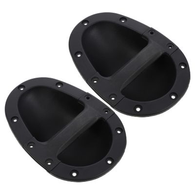 2pcs Loudspeaker Handles Speaker Cabinet Hardware Satin Abs Material Handles