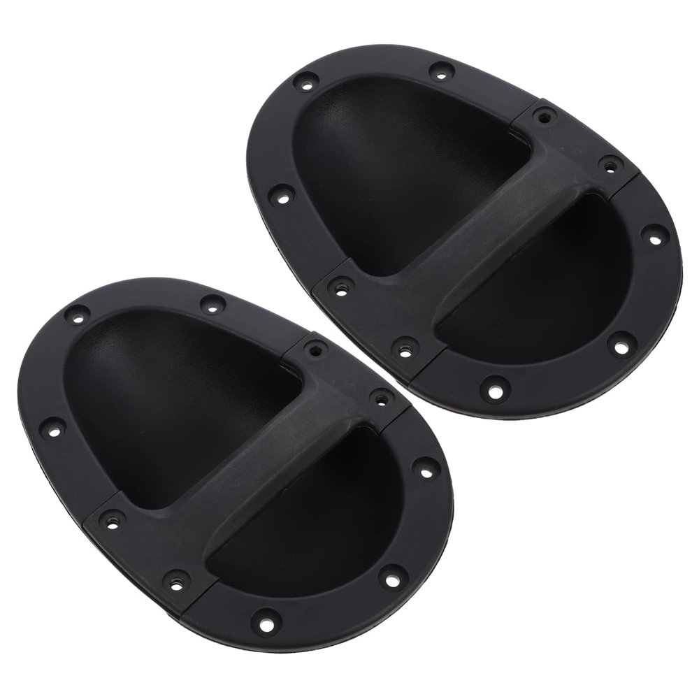 2pcs Loudspeaker Handles Speaker Cabinet Hardware Satin Abs Material Handles