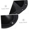 2pcs Loudspeaker Handles Speaker Cabinet Hardware Satin Abs Material Handles view 2