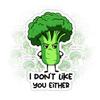3Pcs Broccoli I Don't Like You Either Sticker Gifts Funny Broccoli Vegetable Waterproof Stickers Vegetarian I Don't Like You Either Vinyl Decal for Laptop Water Bottle Toolbox Phone Case Cars 3" view 1