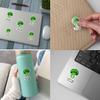3Pcs Broccoli I Don't Like You Either Sticker Gifts Funny Broccoli Vegetable Waterproof Stickers Vegetarian I Don't Like You Either Vinyl Decal for Laptop Water Bottle Toolbox Phone Case Cars 3" view 2