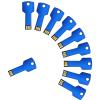 KINMIN USB Flash Drive 16GB 100 Pack Key Shaped Flash Drive Memory Stick Blue view 2