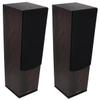 Rockville Pair Lux 658 Dark Wood Dual 6.5" Home Theater Stereo Tower Speakers, 160W RMS, 640W Peak, 8 Ohm, Silk Tweeter, MDF Audio Cabinet, 22Hz-20kHz, USA-Engineered, Vietnam-Made (2 Items) view 1