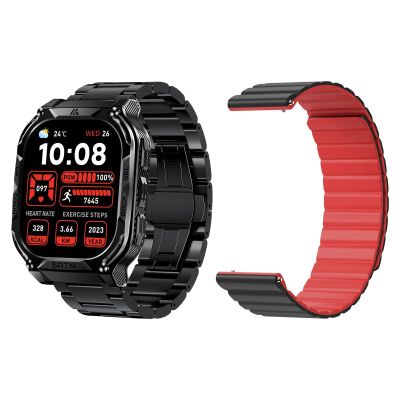 AMAZTIM M3E Smart Watch + Magnetic Strap(Red)