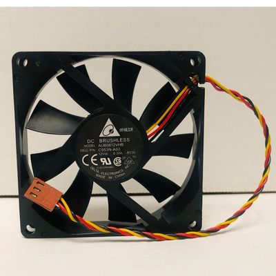 12V 0.30A 8CM 8015 AUB0812VHB 3-Wire Ultra-Thin Silent Ball Cooling Fan