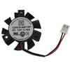 124010-SM1 EP 12V 0.10A Diameter 37mm Hole Pitch 26mm GT610 620 2-Wire Graphics Card Cooling Fan view 2