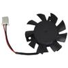 124010-SM1 EP 12V 0.10A Diameter 37mm Hole Pitch 26mm GT610 620 2-Wire Graphics Card Cooling Fan view 4