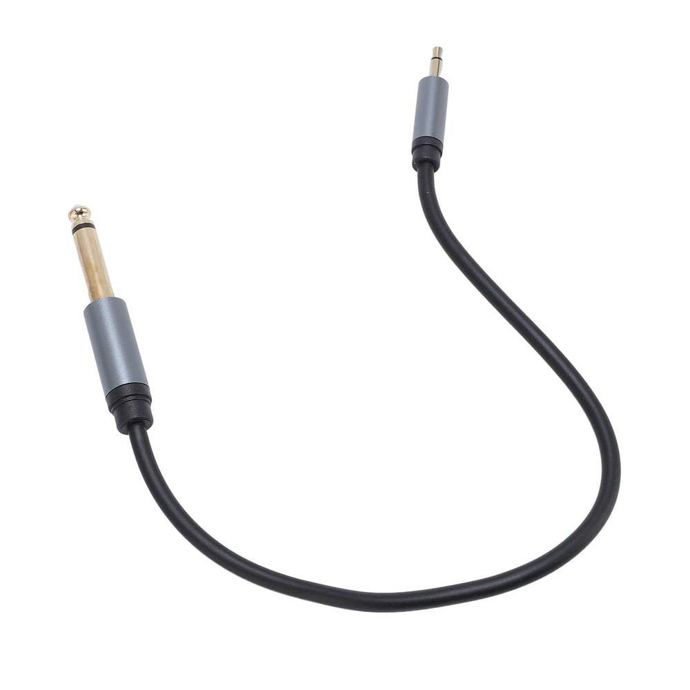 3.5mm Mono Male to 6.35mm Mono Male Sound Cable 11.8 Inch 6.35mm to 3.5mm Headphone Adapter Cord for Speaker Amplifier Home Theater Mixing Console
