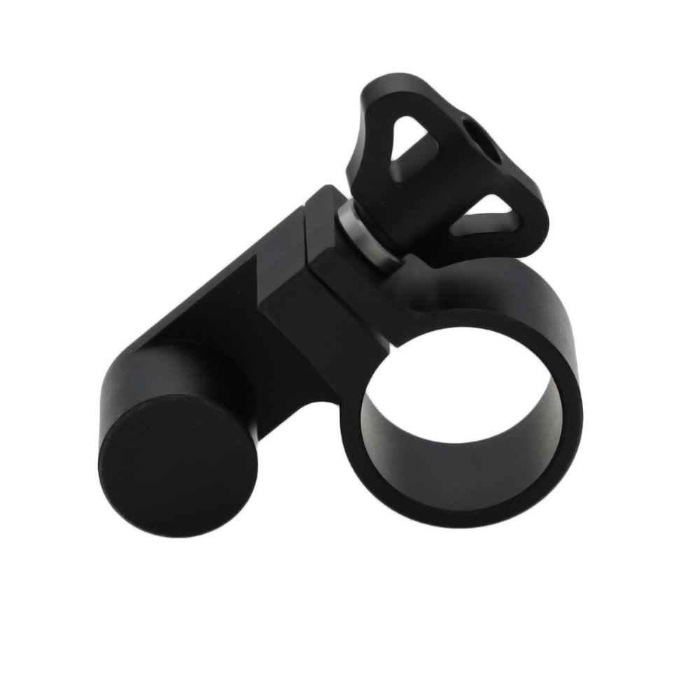 HangTon Rod Clamp Mounting Bracket, 15mm to 19mm Adapter Converter for DJI Focus Pro Motor 19mm Rod Mount, Black