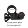 HangTon Rod Clamp Mounting Bracket, 15mm to 19mm Adapter Converter for DJI Focus Pro Motor 19mm Rod Mount, Black view 2