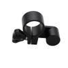 HangTon Rod Clamp Mounting Bracket, 15mm to 19mm Adapter Converter for DJI Focus Pro Motor 19mm Rod Mount, Black view 3