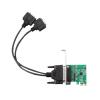 Advanced PCIE 1x To DB9pin Port Adapter Card For Efficient Data Transmission In Industrial Setting view 1